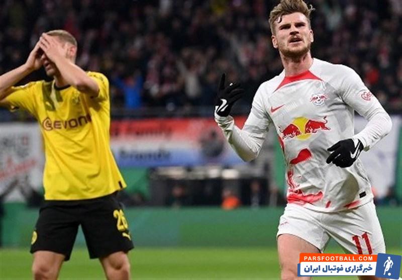 دورتموند ؛ درگیری بین بازیکنان دورتموند و لایپزیش در دقایق پایانی بازی