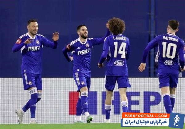 دیناموزاگرب در حضور ستاره ایرانی مقابل حریفش به برتری رسید