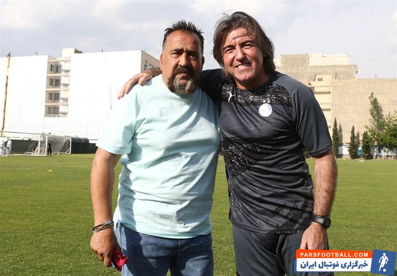 وحید قلیچ پیشکسوت پرسپولیس در تمرینات استقلال حضور پیدا کرد