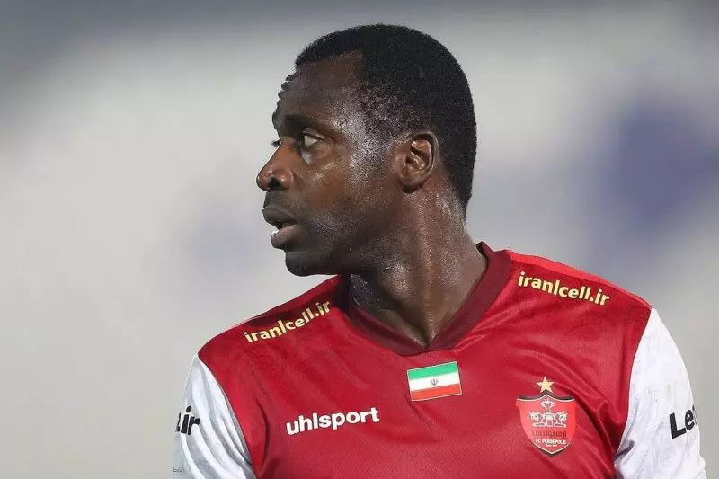 شیخ دیاباته مهاجم پرسپولیس بار دیگر مصدوم شد