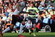 دی بروینه ؛ 100 امین پاس گل دی بروینه در لیگ برتر پس از 237 مسابقه