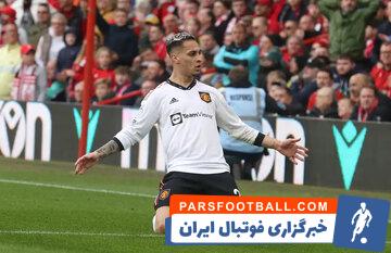 آنتونی ؛ پیش بینی گلزنی آنتونی در دقیقه 32 برابر فارست در توئیتر