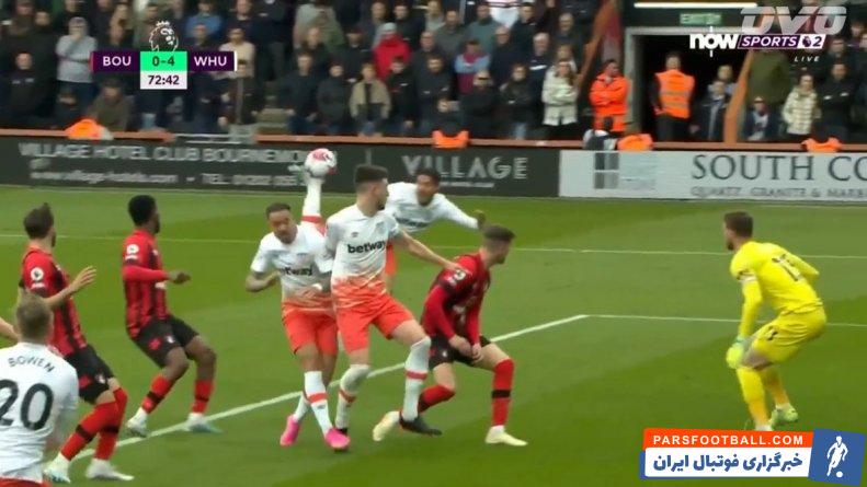 وستهم ؛ گل عقربی فورنالس به بورنموث 