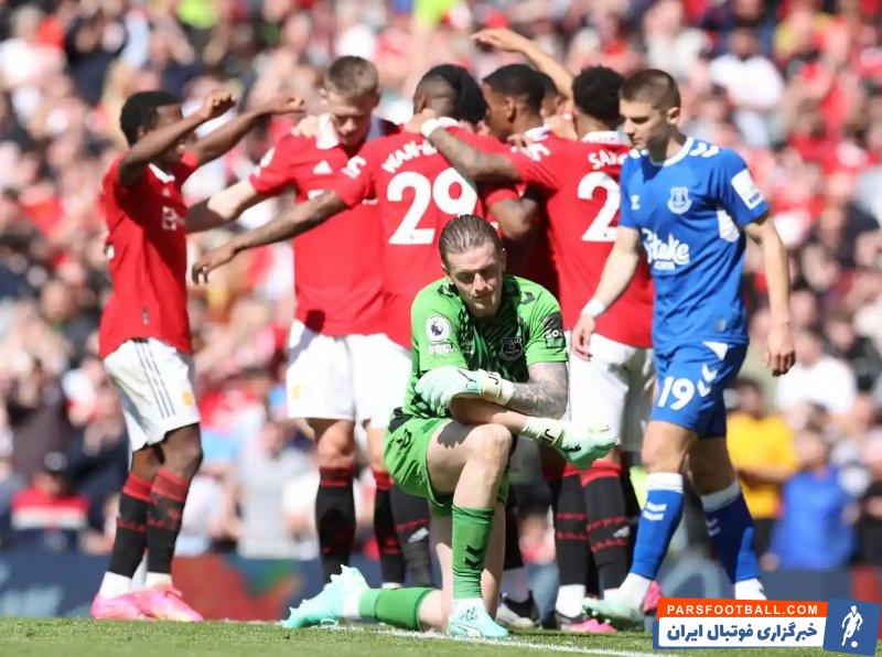 منچستریونایتد ؛ صعود منچستریونایتد به رتبه سوم با پیروزی برابر اورتون