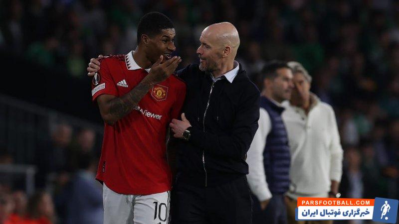 رشفورد ؛ تن هاخ : فعلا نمیخواهم هیچ اظهارنظری درباره تمدید با رشفورد داشته باشم