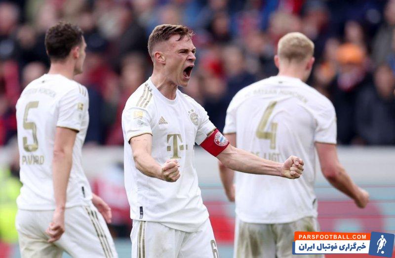 بایرن مونیخ ؛ خوشحالی جنجالی کیمش مقابل بازیکنان فرایبورگ