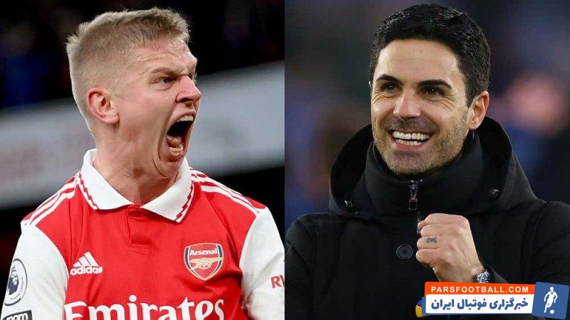 زینچنکو : فقط به خاطر آرتتا منچسترسیتی را ترک کردم