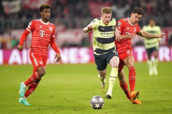 منچسترسیتی ؛ دی بروینه برنده برتین بازیکن دیدار بایرن - سیتی