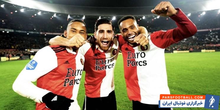 فاینورد ؛ فاینورد 2-0 اکسلسیور هفته سی و یکم لیگ هلند