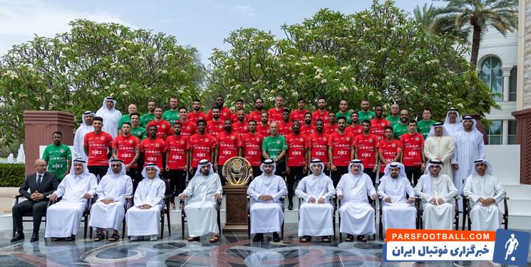 نوراللهی ؛ بازیکنان شباب الاهلی میهمان حاکم دبی محمد بن راشد