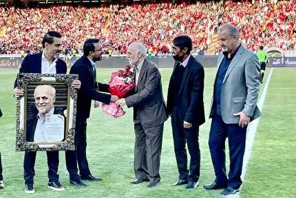 پرسپولیس از محمود خوردبین پیشکسوت خود تقدیر کرد