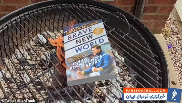 چلسی ؛ سوزاندن کتاب بزرگداشت پوچتینو از سوی هوادار تاتنهام