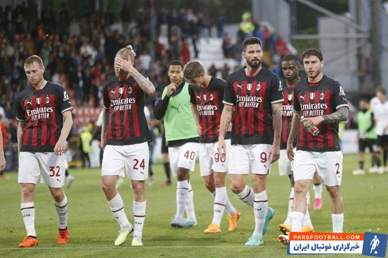 میلان ؛ اعتراض مستقیم هواداران میلان به بازیکنان پس از باخت به اسپتزیا