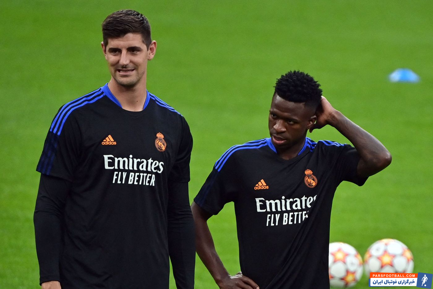 کورتوا دروازه بان رئال مادرید : از دقیقه 20 به بعد وینیسیوس را میمون خطاب می کردند