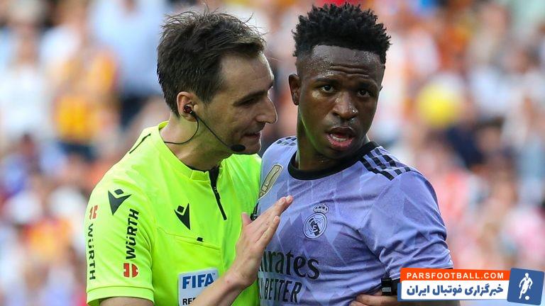 وینیسیوس ؛ کمیته مسابقات لالیگا کارت قرمز وینیسیوس را بخشید