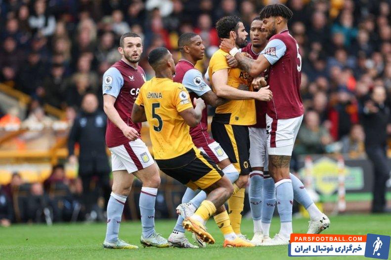 ولورهمپتون ؛ درگیری خشن دیگو کاستا با مینگز