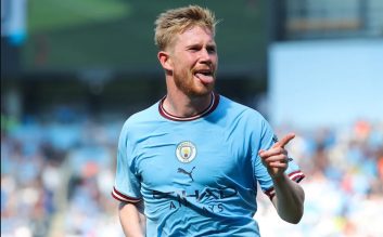 منچسترسیتی ؛ تیپ عجیب دی بروینه در دیدار برابر وستهم