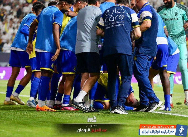 النصر ؛ سجده شکر رونالدو پس از گلزنی برابر الشباب