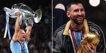 منچسترسیتی ؛ ارلینگ هالند رقیب اصلی لیونل مسی برای کسب توپ طلا