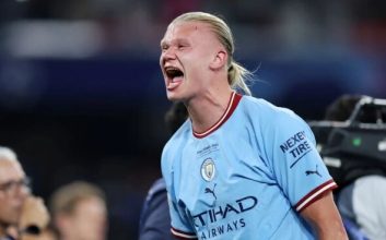 هالند ؛ رسیدن هالند به رکورد رونالدو در قهرمانی در لیگ انگلیس و لیگ قهرمانان اروپا