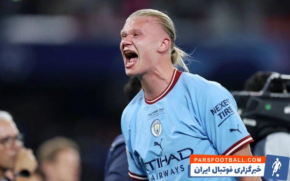 هالند ؛ رسیدن هالند به رکورد رونالدو در قهرمانی در لیگ انگلیس و لیگ قهرمانان اروپا