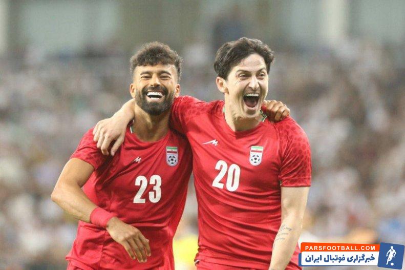 تیم ملی ؛ تصویری از سردار آزمون در کنار رامین رضاییان