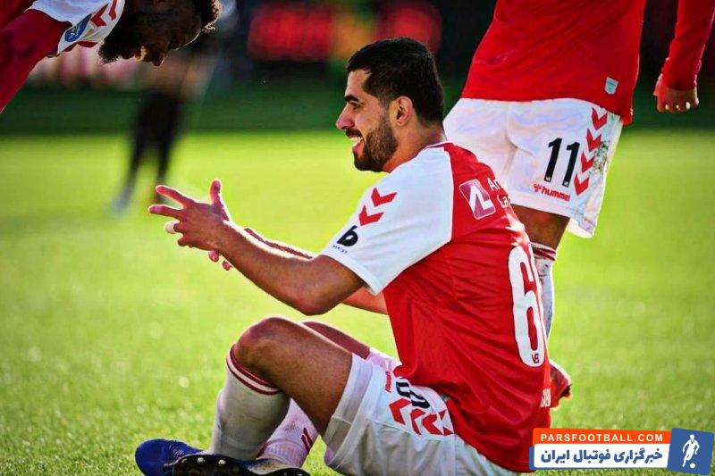 وایله ؛ سعید عزت اللهی در تیم منتخب فصل لیگ یک دانمارک