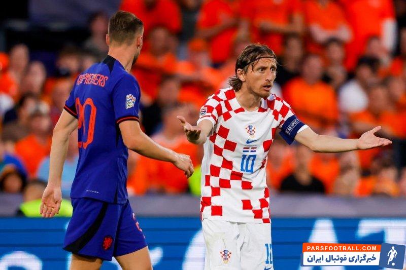 هلند ؛ توپ ربایی مودریچ از کودی خاکپو در دیدار هلند- کرواسی