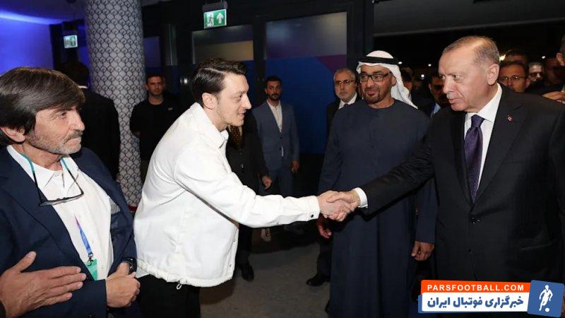 اینتر ؛ دیدار مسوت اوزیل با اردوغان در ورزشگاه اتاتورک 