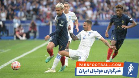 فرانسه ؛ تصویری از خطای پنالتی برای فرانسه که لاهوز آن را ندید