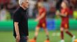 رم ؛ اشک های ژوزه مورینیو پس از شکست برابر سویا در فینال لیگ اروپا