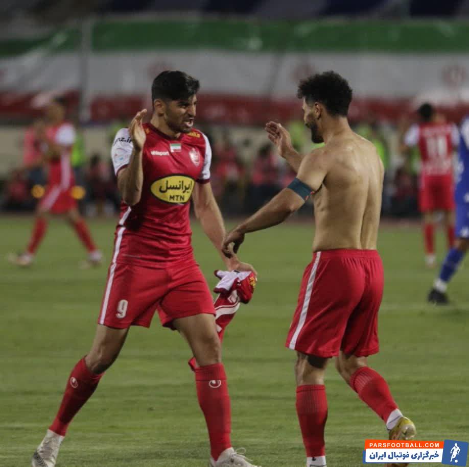پرسپولیس ؛ خوشحالی جالب امید عالیشاه پس از گلزنی به استقلال