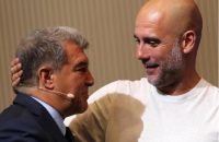 گواردیولا ؛ حضور گواردیولا در ضیافت شام لاپورتا در شهر بارسلون