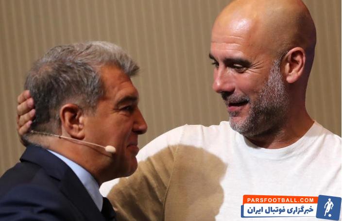 گواردیولا ؛ حضور گواردیولا در ضیافت شام لاپورتا در شهر بارسلون