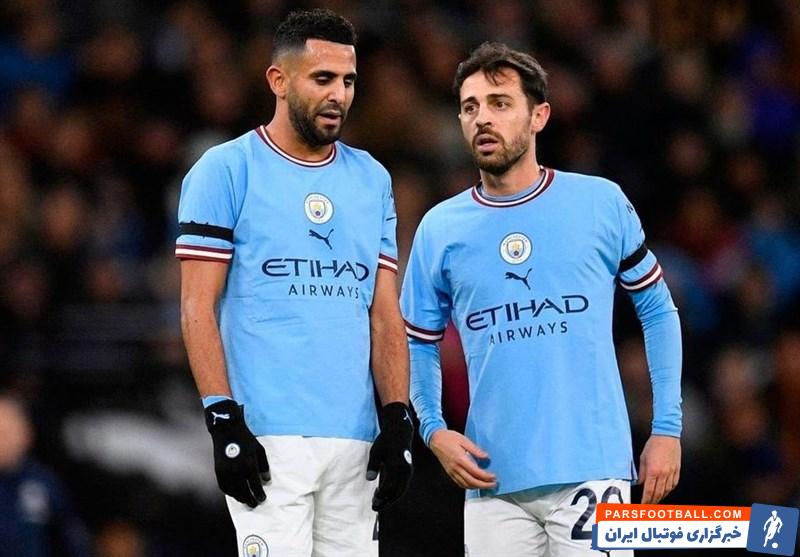منچسترسیتی ؛ گواردیولا مانع جدایی همزمان برناردو سیلوا و ریاض محرز از سیتی