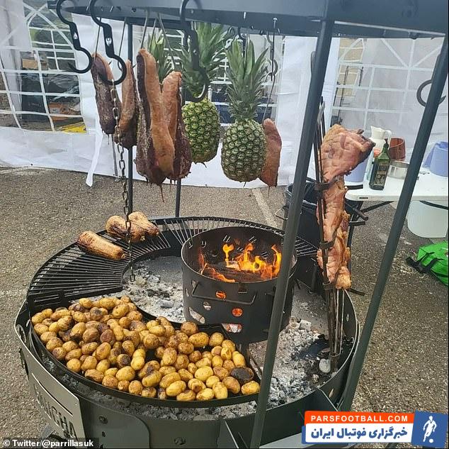 پوچتینو و پخت کباب به سبک آرژانتینی در تمرین چلسی 