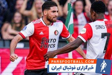 فاینورد در حضور ستاره ایرانی مقابل حریفش به تساوی رسید