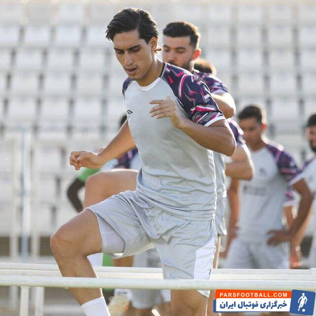 تراکتور ؛ محمد نادری در تمرینات تراکتور زیر نظر خمس