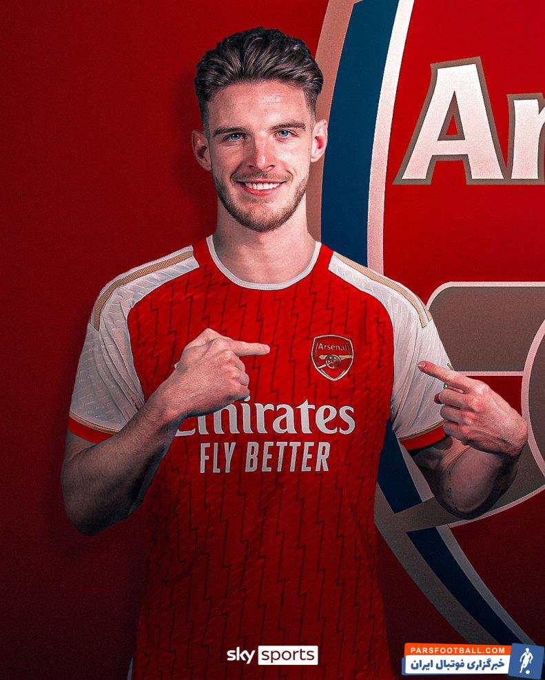 رایس ؛ دکلان رایس با قراردادی تا سال 2028 به آرسنال پیوست