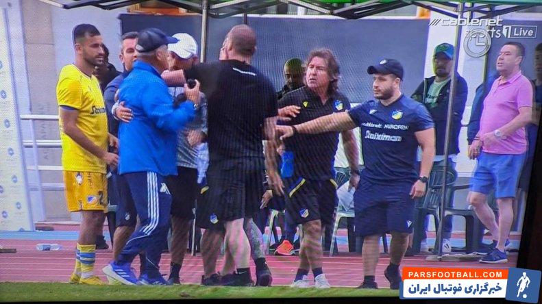 ساپینتو ؛ درگیری ساپینتو با کادر فنی لوسکی صوفیه در دیدار دوستانه