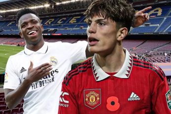 وینیسیوس پیراهنش را به گارناچو اهدا کرد