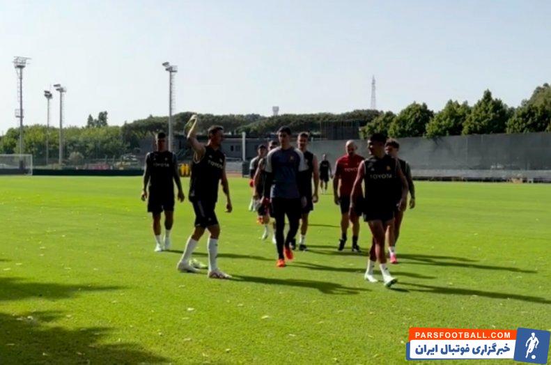 دیبالا ؛ شوخی دیبالا و ماتیچ با لنگه کفش در تمرینات آ اس رم 