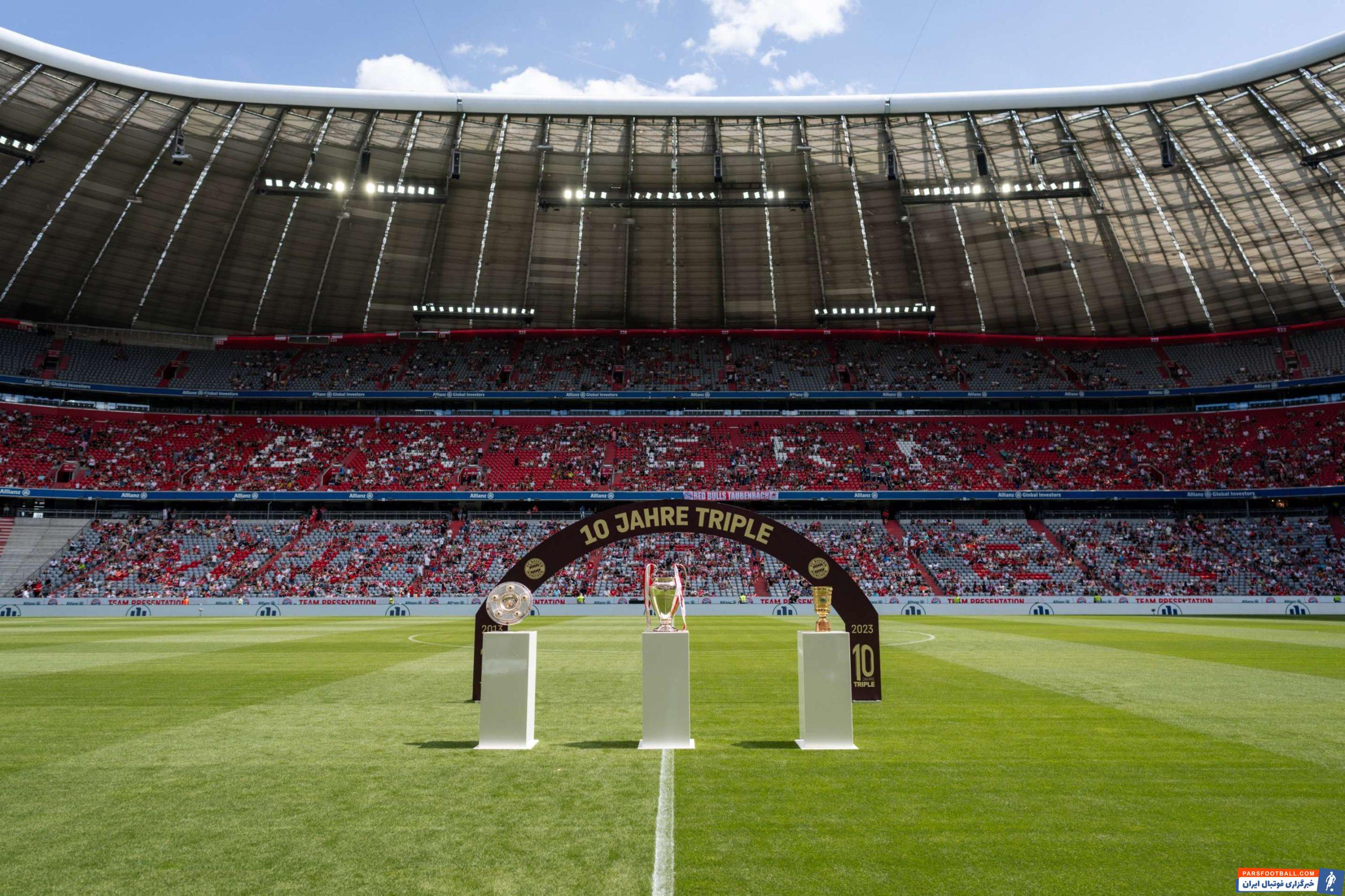 بایرن مونیخ و گرامیداشت سه گانه تاریخی در 2013