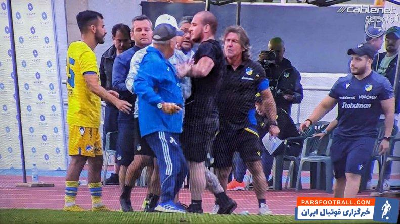ساپینتو ؛ درگیری ساپینتو با کادر فنی لوسکی صوفیه در دیدار دوستانه