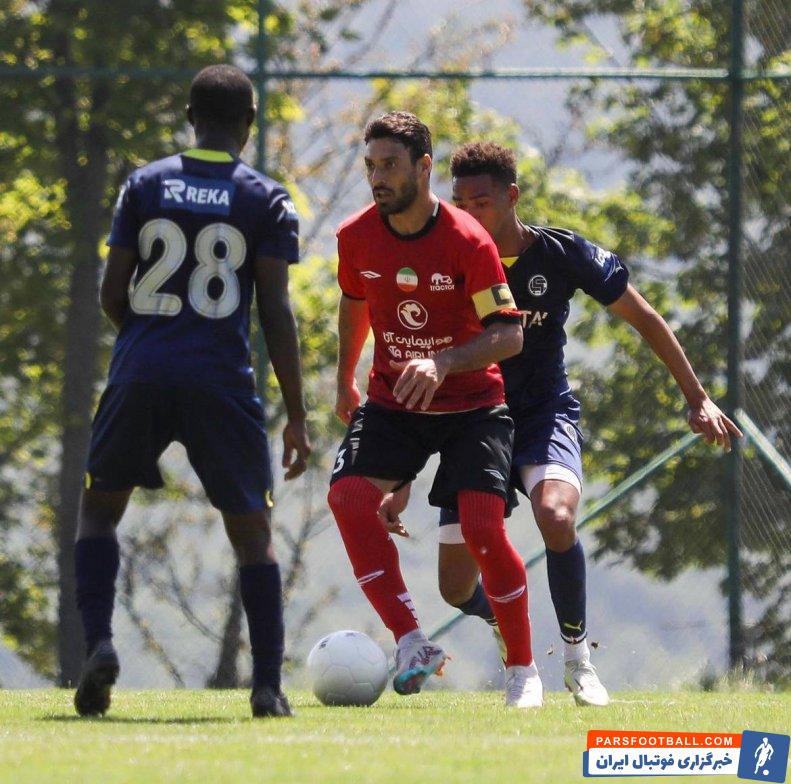 تراکتور ؛ شجاع خلیل زاده کاپیتان تراکتور در دیدار دوستانه برابر سوکلیا مولداوی