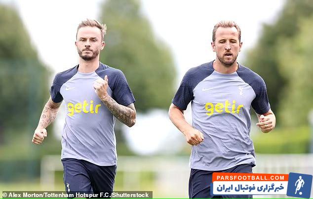 کین ؛ هری کین در تمرینات پیش فصل تاتنهام