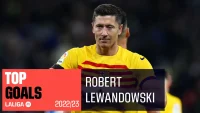 لواندوفسکی ؛ گل های برتر لواندوفسکی در بارسلونا لالیگا 2022/2023
