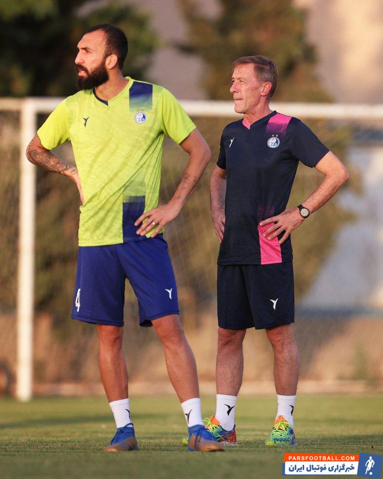 استقلال ؛ حضور سسما و پسرش در تمرینات استقلال