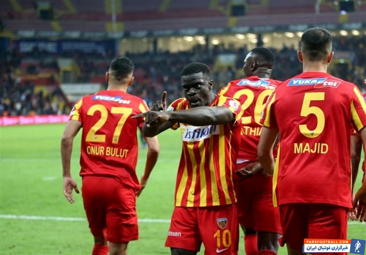 کایسری اسپور در حضور ستاره ایرانی مقابل حریفش به برتری رسید