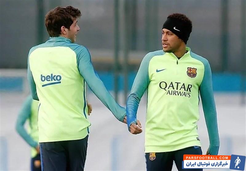 پاری سن ژرمن ؛ سرخی روبرتو کاپیتان بارسلونا : نیمار میل به بازگشت دارد